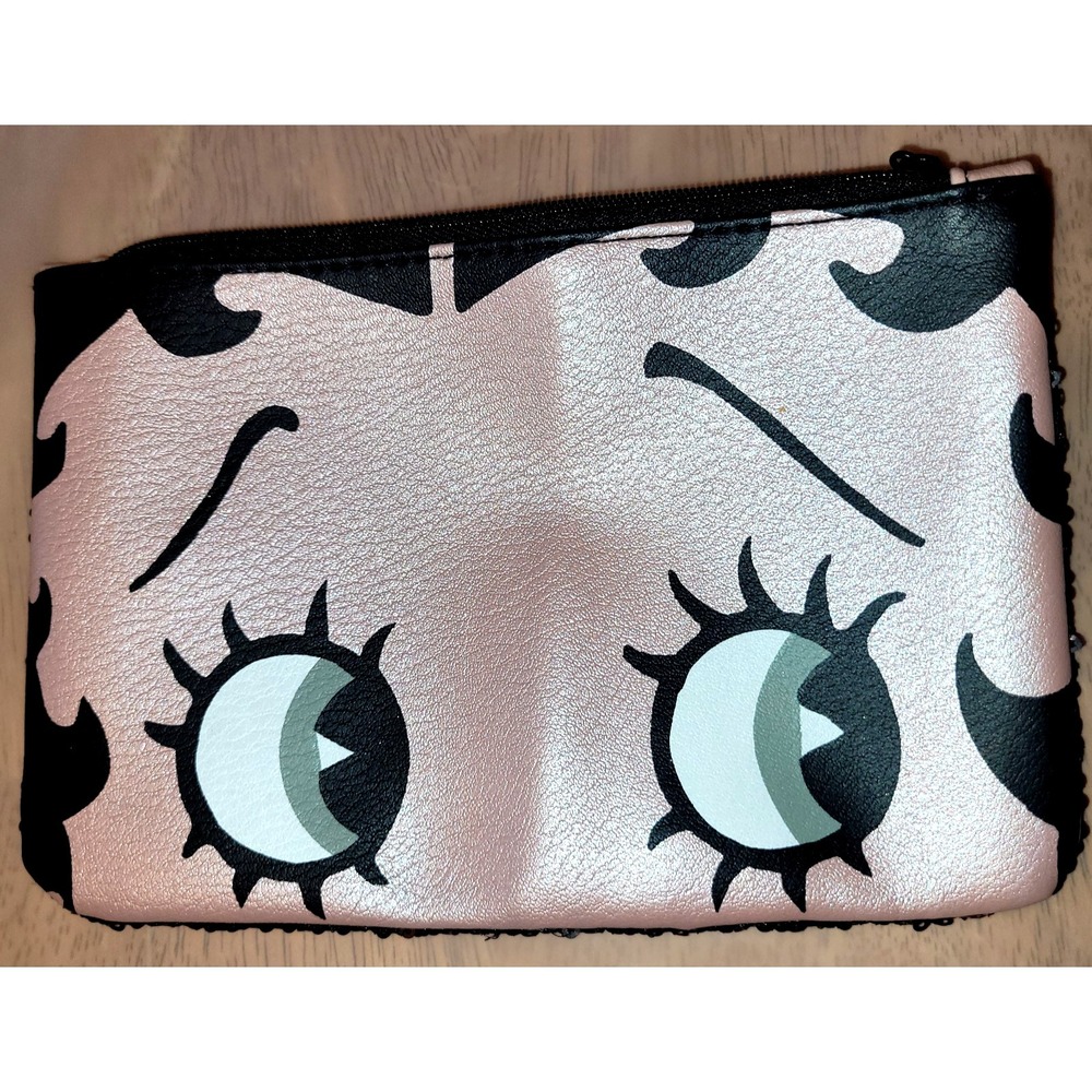 NEW Betty Boop IPSY Sequined Glam‎ Cosmetics Bag